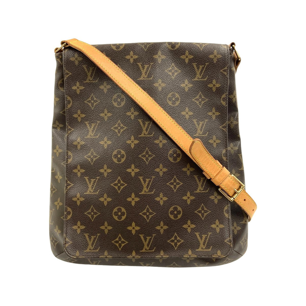 Louis Vuitton Monogram Musette Shoulder Bag Brown